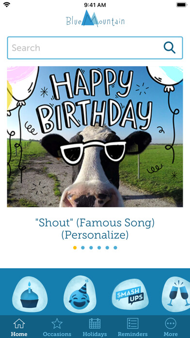 Emulate iPhone app Blue Mountain Ecards using MyAndroid Emulate iPhone app Blue Mountain Ecards using MyAndroid