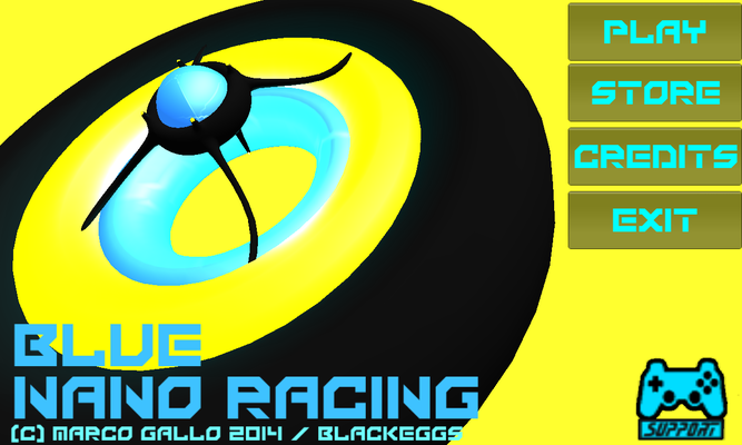 Emulate Android APK Blue Nano Racing Beta