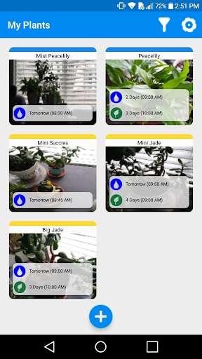Run android online APK Blue Pail - Plant Reminders from MyAndroid or emulate Blue Pail - Plant Reminders using MyAndroid