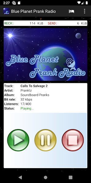 Emulate Android APK Blue Planet Prank Radio