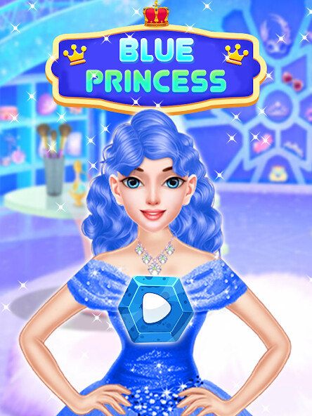 Run android online APK Blue Princess - Makeover Games : Makeup Dress Up from MyAndroid or emulate Blue Princess - Makeover Games : Makeup Dress Up using MyAndroid