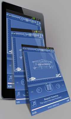 Emulate Android APK Blueprint Poweramp Skin