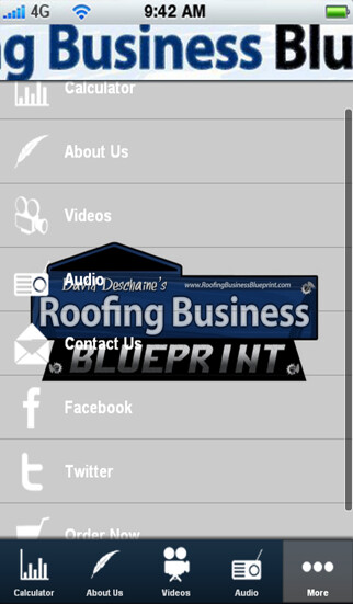 Emulate iPhone app Blueprint Roofing Calculator using MyAndroid Emulate iPhone app Blueprint Roofing Calculator using MyAndroid