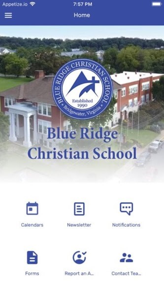 Run android online APK Blue Ridge Christian School from MyAndroid or emulate Blue Ridge Christian School using MyAndroid