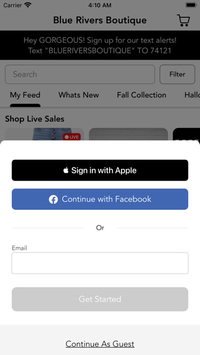 Run android online APK Blue Rivers Boutique from MyAndroid or emulate Blue Rivers Boutique using MyAndroid
