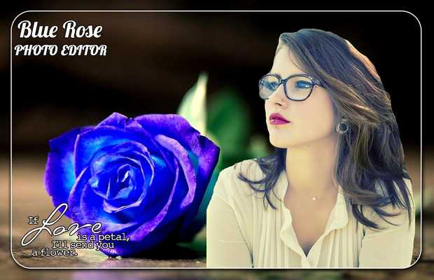 Emulate Android APK Blue Rose Photo Editor