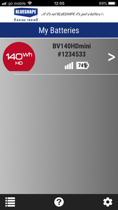 Emulate iPhone app BLUESHAPE GRANITE Link using MyAndroid