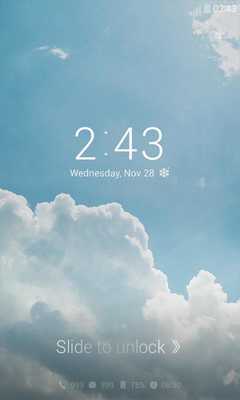 Emulate Android APK Blue Sky Dodol Locker Theme