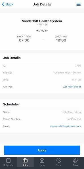 Run android online APK BlueSky Medical Staffing Software for Caregivers from MyAndroid or emulate BlueSky Medical Staffing Software for Caregivers using MyAndroid Run android online APK BlueSky Medical Staffing Software for Caregivers from MyAndroid or emulate BlueSky Medical Staffing Software for Caregivers using MyAndroid