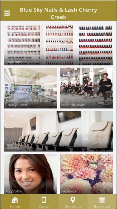 Emulate iPhone app Blue Sky Nails & Lash using MyAndroid Emulate iPhone app Blue Sky Nails & Lash using MyAndroid