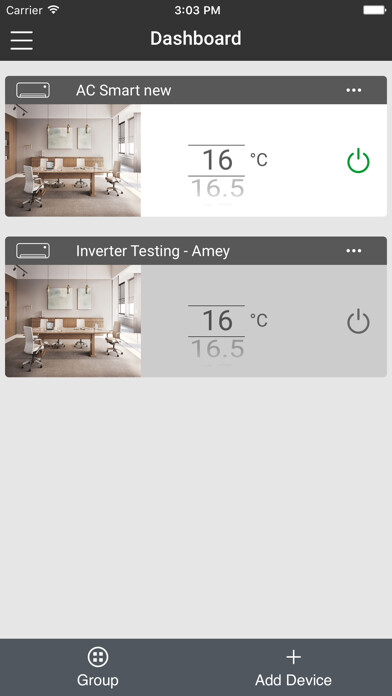 Emulate iPhone app Blue Star Smart AC (WiFi) using MyAndroid