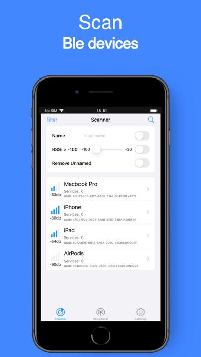 Emulate iPhone app BlueTools Bluetooth Assistant using MyAndroid Emulate iPhone app BlueTools Bluetooth Assistant using MyAndroid