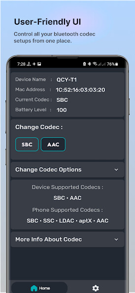 Run android online APK Bluetooth Codec Changer from MyAndroid or emulate Bluetooth Codec Changer using MyAndroid Run android online APK Bluetooth Codec Changer from MyAndroid or emulate Bluetooth Codec Changer using MyAndroid