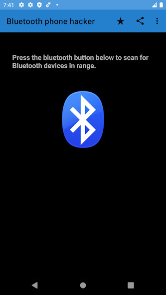 Run android online APK Bluetooth phone hacker prank from MyAndroid or emulate Bluetooth phone hacker prank using MyAndroid