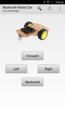 Emulate Android APK Bluetooth robot car control Emulate Android APK Bluetooth robot car control