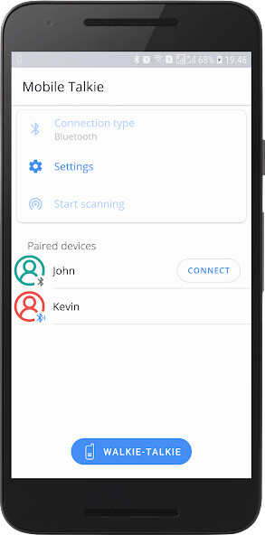 Run android online APK Bluetooth Talkie from MyAndroid or emulate Bluetooth Talkie using MyAndroid