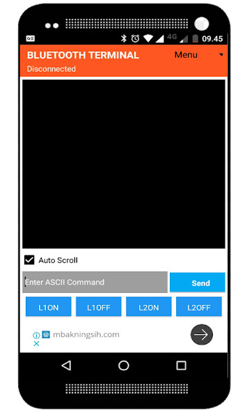 Emulate Bluetooth Terminal Arduino from MyAndroid or run Bluetooth Terminal Arduino using MyAndroid