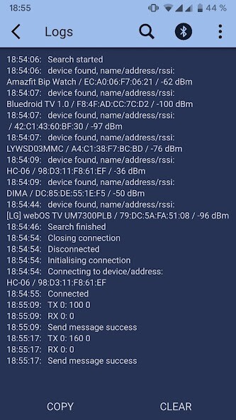 Emulate Bluetooth Wake Terminal from MyAndroid or run Bluetooth Wake Terminal using MyAndroid