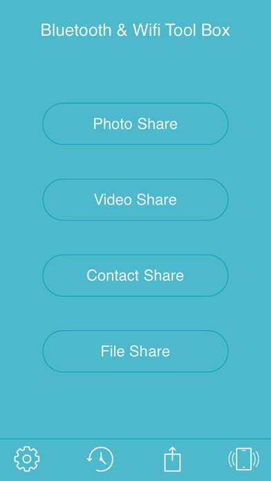 Emulate iPhone app Bluetooth & Wifi Tool Box- Photo Share Video Share using MyAndroid Emulate iPhone app Bluetooth & Wifi Tool Box- Photo Share Video Share using MyAndroid