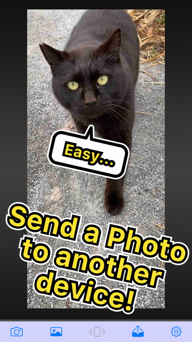 Emulate iPhone app BlueTrans - Easy sharing! using MyAndroid