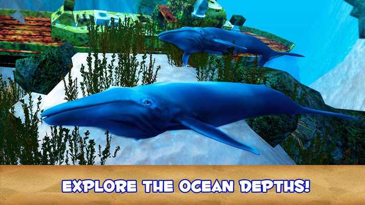 Emulate Android APK Blue Whale Simulator 3D