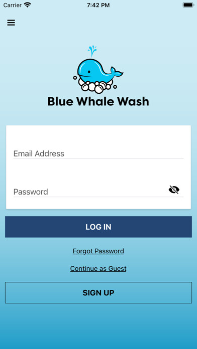 Emulate iPhone app Blue Whale Wash using MyAndroid Emulate iPhone app Blue Whale Wash using MyAndroid
