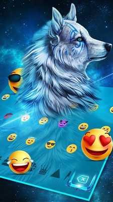 Emulate Android APK Blue Wolf Keyboard Theme Emulate Android APK Blue Wolf Keyboard Theme