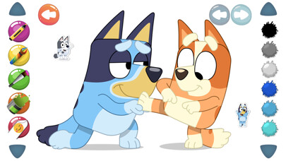 Emulate iPhone app Bluey Doodle book using MyAndroid Emulate iPhone app Bluey Doodle book using MyAndroid