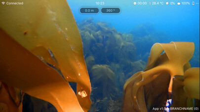 Emulate iPhone app Blueye Observer using MyAndroid