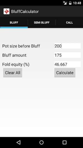 Emulate Android APK Bluff Calculator