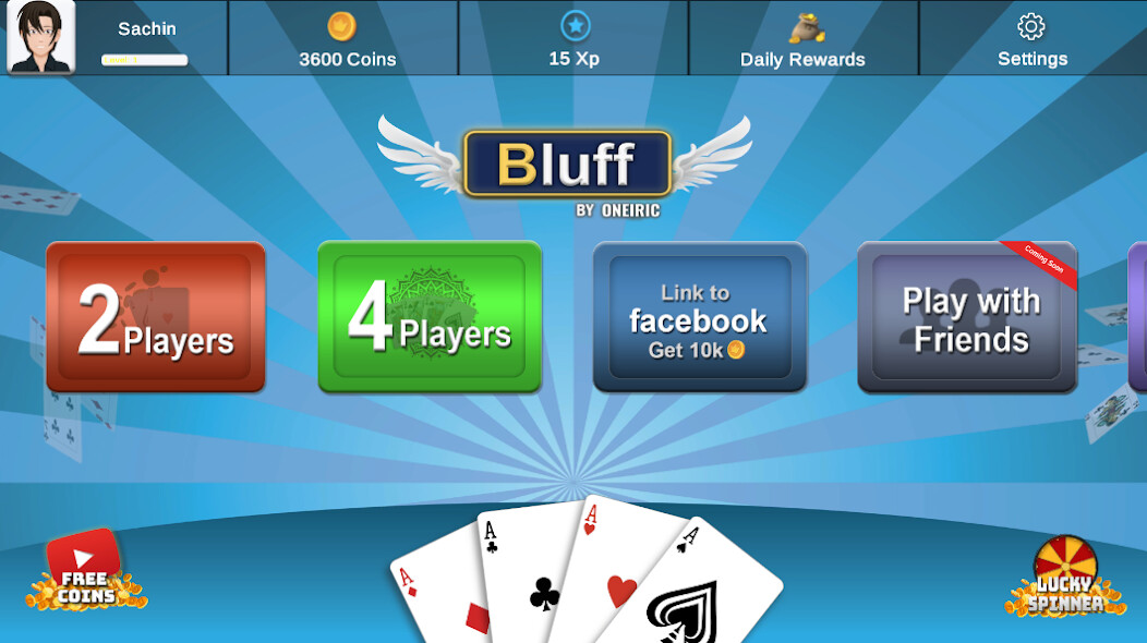 Run android online APK Bluff : Cards Game from MyAndroid or emulate Bluff : Cards Game using MyAndroid Run android online APK Bluff : Cards Game from MyAndroid or emulate Bluff : Cards Game using MyAndroid
