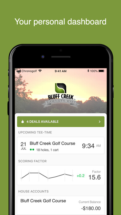 Emulate iPhone app Bluff Creek Golf Club using MyAndroid Emulate iPhone app Bluff Creek Golf Club using MyAndroid