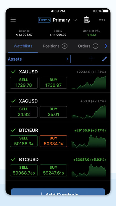 Emulate iPhone app BluFX cTrader using MyAndroid Emulate iPhone app BluFX cTrader using MyAndroid