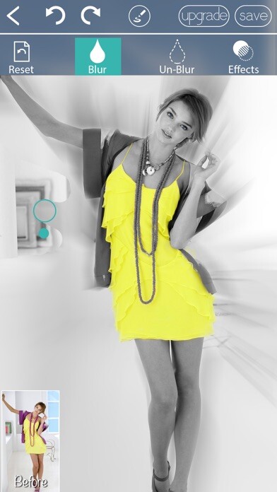 Emulate iPhone app Blur Background & Color Splash Pic Filter Editor using MyAndroid Emulate iPhone app Blur Background & Color Splash Pic Filter Editor using MyAndroid