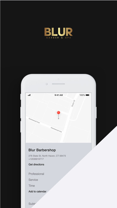 Emulate iPhone app Blur Barber & Spa using MyAndroid Emulate iPhone app Blur Barber & Spa using MyAndroid