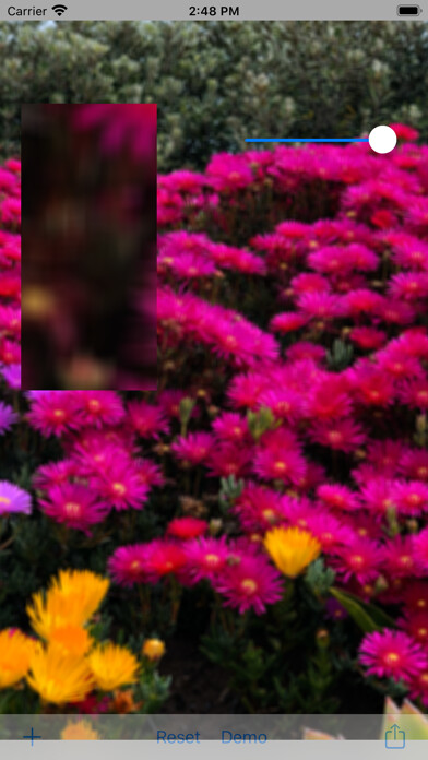 Emulate iPhone app Blur Me Pro using MyAndroid