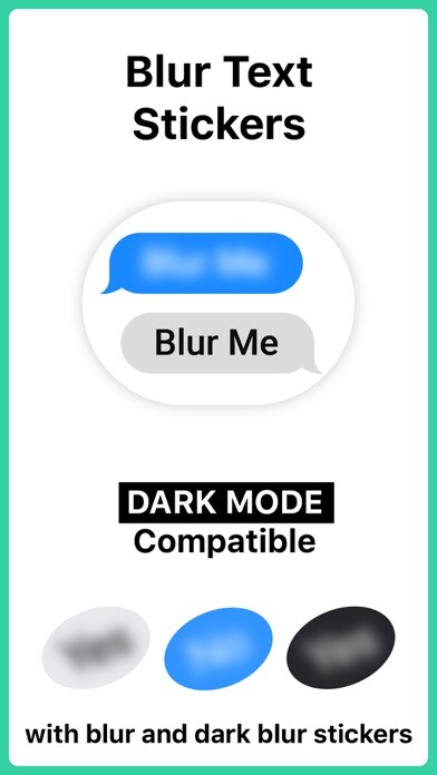 Emulate iPhone app Blur Out any Message Stickers using MyAndroid