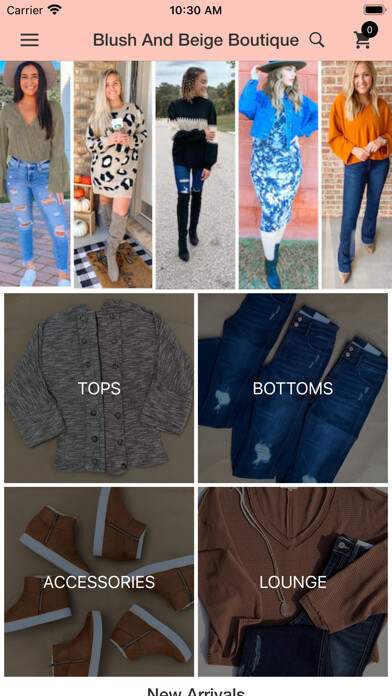 Run android online APK Blush And Beige Boutique from MyAndroid or emulate Blush And Beige Boutique using MyAndroid