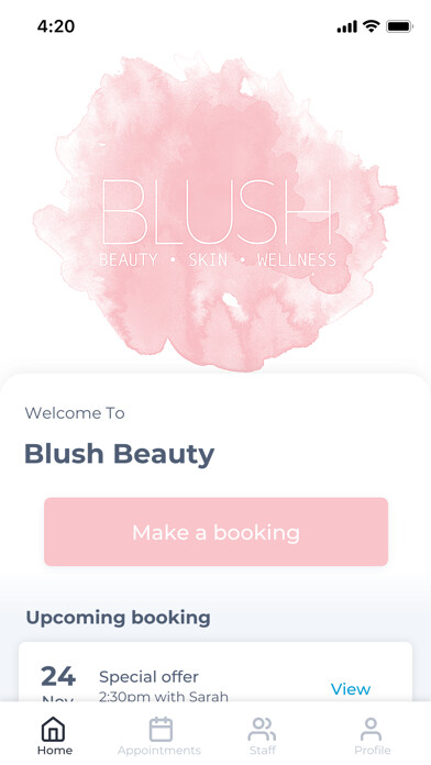 Emulate iPhone app Blush Beauty using MyAndroid Emulate iPhone app Blush Beauty using MyAndroid