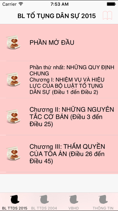 Emulate iPhone app B? lu?t T? t?ng dân s? 2015 using MyAndroid Emulate iPhone app B? lu?t T? t?ng dân s? 2015 using MyAndroid