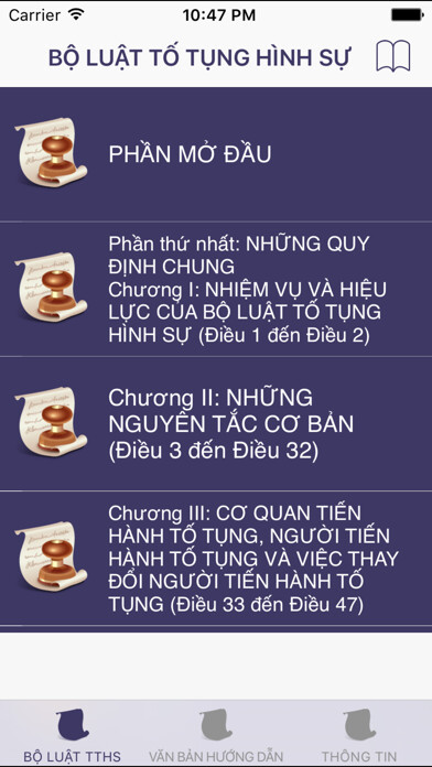 Emulate iPhone app Bộ Luật Tố Tụng Hình Sự 2015 using MyAndroid Emulate iPhone app Bộ Luật Tố Tụng Hình Sự 2015 using MyAndroid