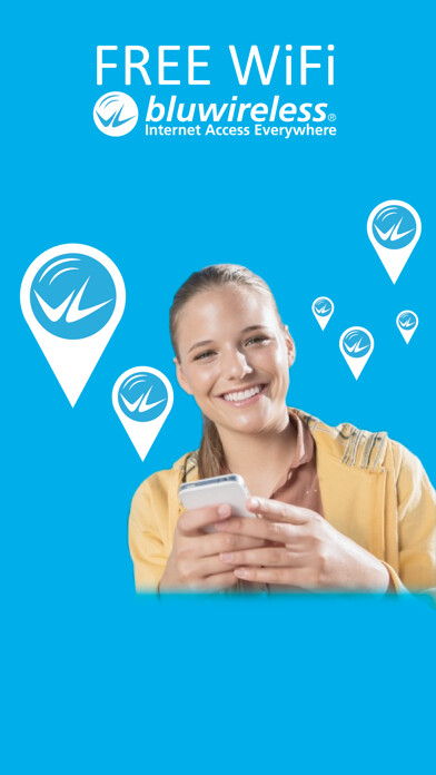Emulate iPhone app Bluwireless Free WiFi using MyAndroid