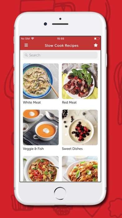 Emulate iPhone app BLW Slow Cook Recipes using MyAndroid