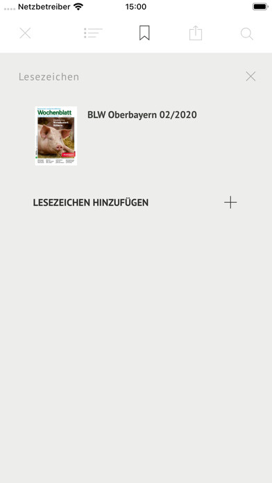 Emulate iPhone app BLW Wochenblatt using MyAndroid