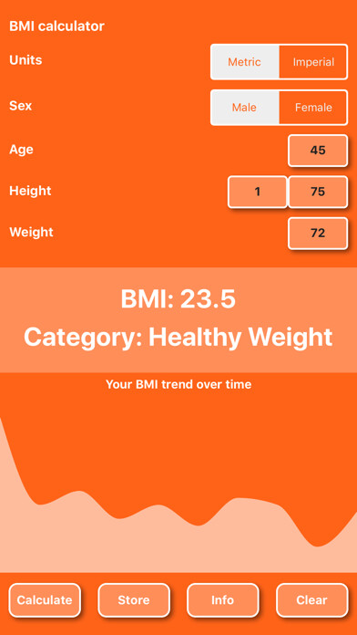 Emulate iPhone app BMI Calc - Body Mass Index using MyAndroid Emulate iPhone app BMI Calc - Body Mass Index using MyAndroid