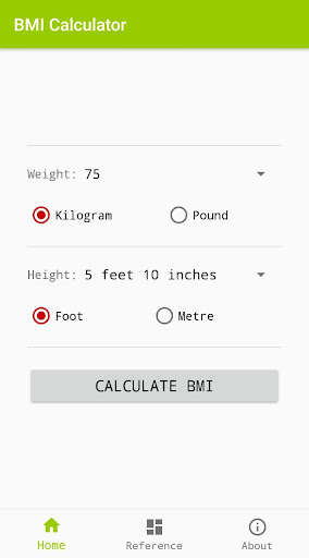 Run android online APK BMI Calculator - Body Mass Index Calculation Tool from MyAndroid or emulate BMI Calculator - Body Mass Index Calculation Tool using MyAndroid