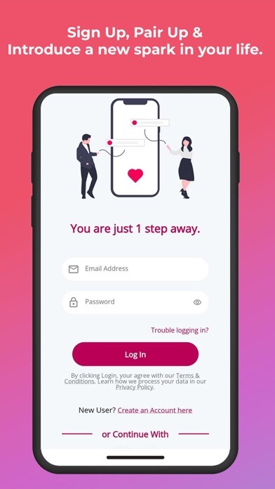 Emulate iPhone app B MiDate: Date, Chat & Hookup using MyAndroid