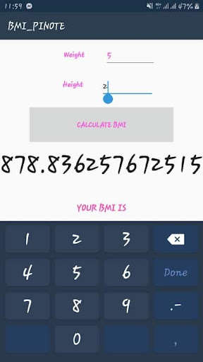 Run android online APK BMI_PINOTE from MyAndroid or emulate BMI_PINOTE using MyAndroid