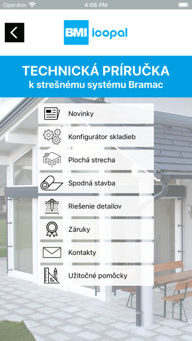 Emulate iPhone app BMI Slovensko using MyAndroid