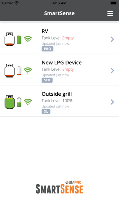 Emulate iPhone app BMPRO SmartSense using MyAndroid